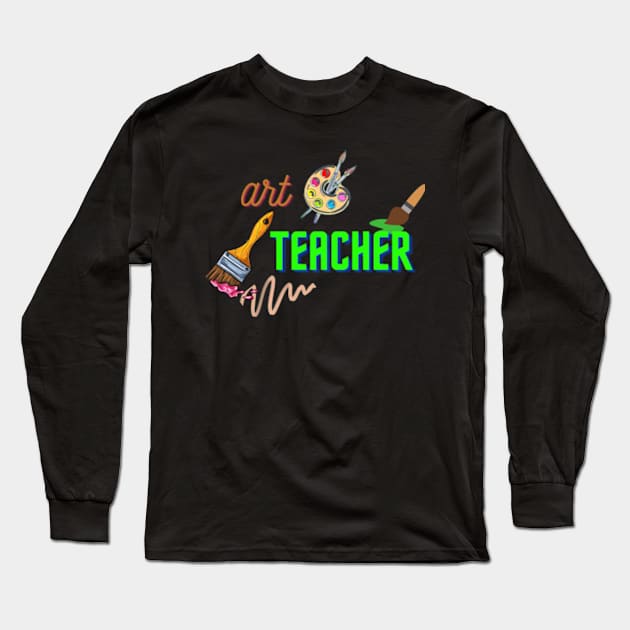 art teacher Long Sleeve T-Shirt by positive_negativeart